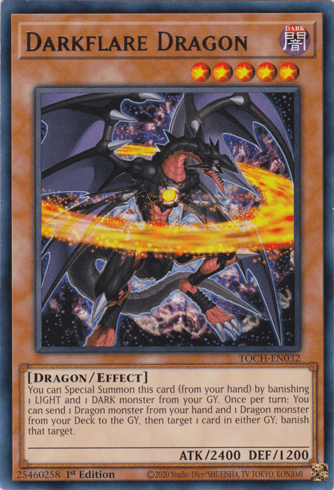 Darkflare Dragon [TOCH-EN032] Rare - Josh's Cards