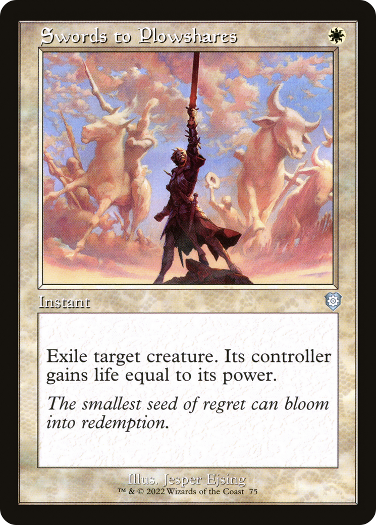Swords to Plowshares (BRC-075) - The Brothers' War Commander