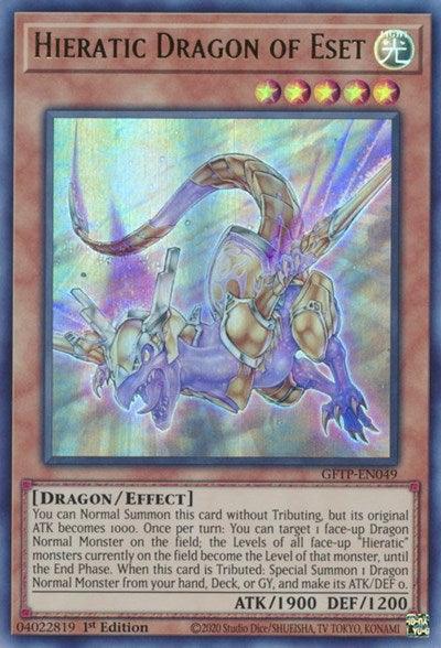 Hieratic Dragon of Eset [GFTP-EN049] Ultra Rare - Josh's Cards