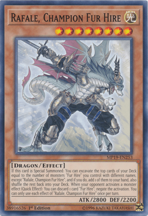 Rafale, Champion Fur Hire [MP19-EN253] Common - Josh's Cards