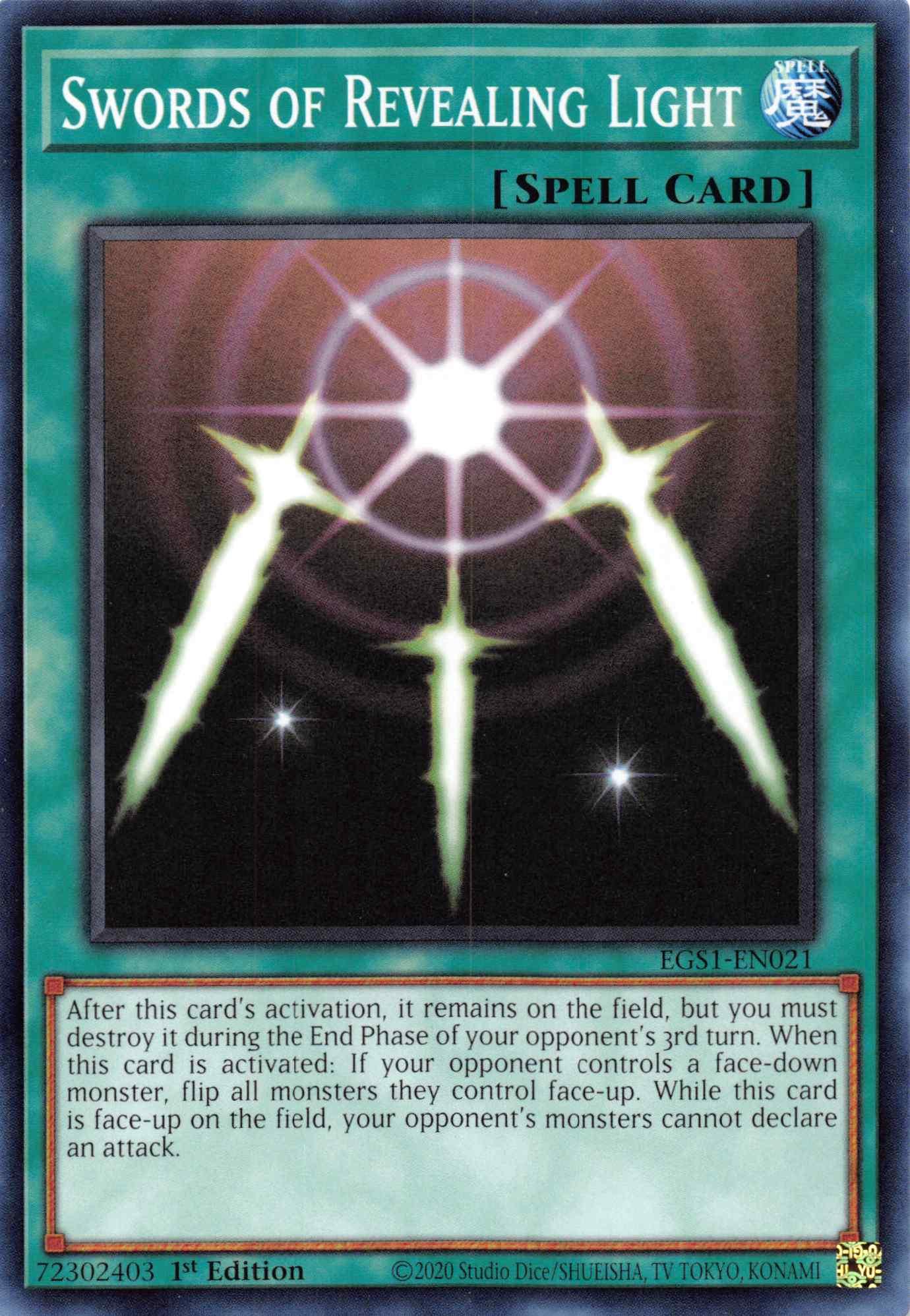 Swords of Revealing Light [EGS1-EN021] Common - Josh's Cards