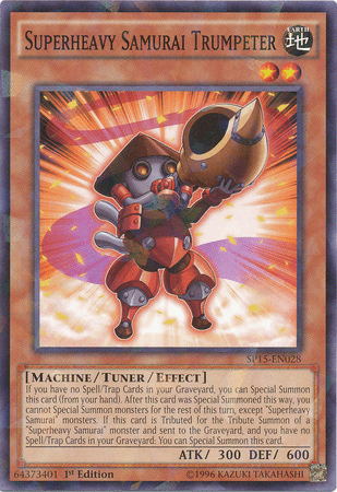 Superheavy Samurai Trumpeter [SP15-EN028] Shatterfoil Rare - Josh's Cards