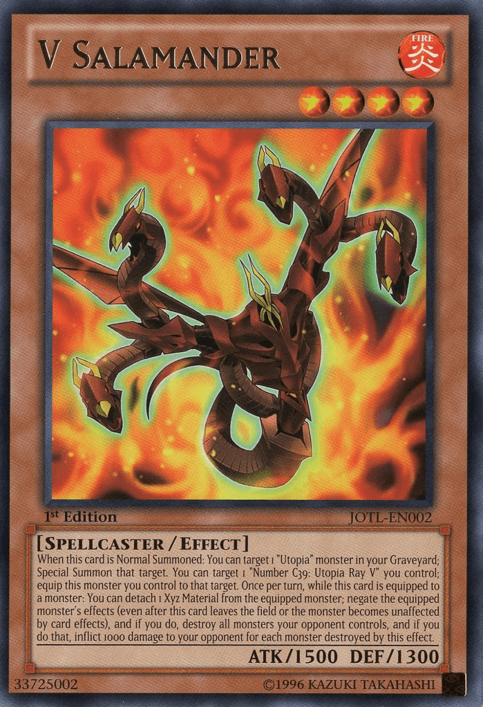 V Salamander [JOTL-EN002] Rare - Josh's Cards