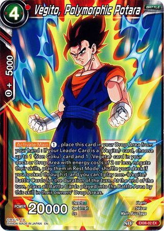 Vegito, Polymorphic Potara (EX06-02) [Special Anniversary Set] Parallel Foil