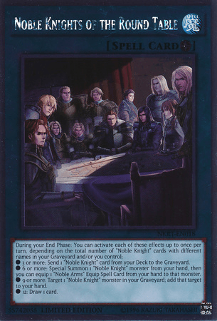 Noble Knights of the Round Table [NKRT-EN018] Platinum Rare - Josh's Cards