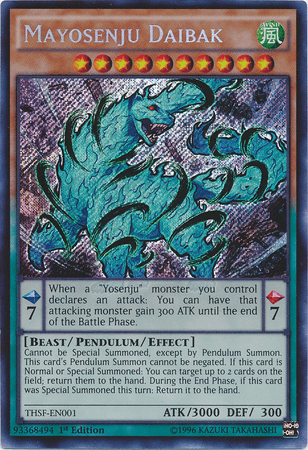 Mayosenju Daibak [THSF-EN001] Secret Rare - Josh's Cards