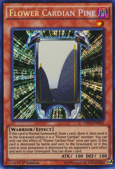 Flower Cardian Pine [DRL3-EN031] Secret Rare - Josh's Cards