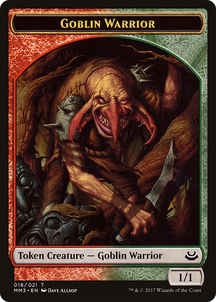 Goblin Warrior (MM3-018) - Modern Masters 2017 Tokens