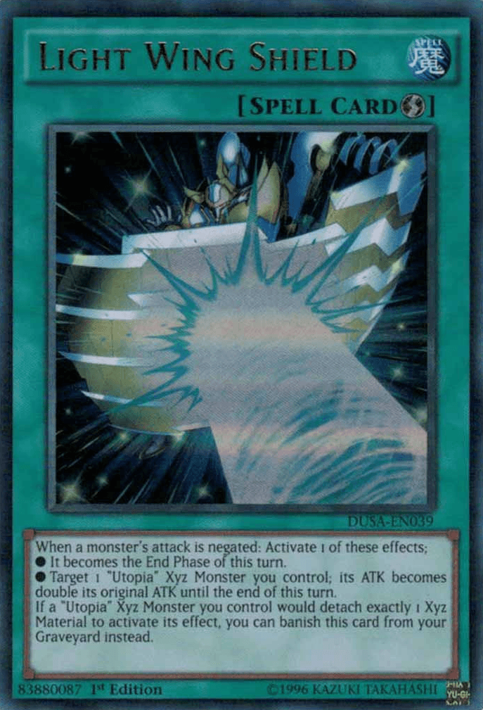 Light Wing Shield [DUSA-EN039] Ultra Rare - Josh's Cards