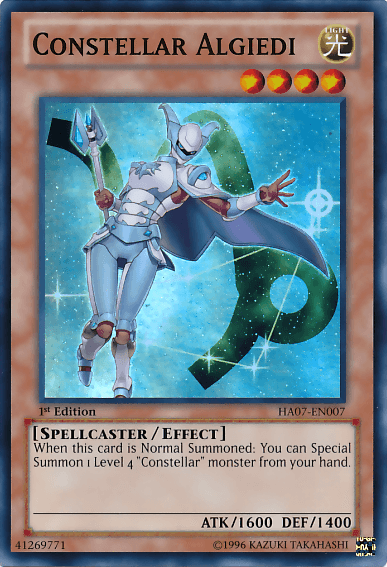 Constellar Algiedi [HA07-EN007] Super Rare - Josh's Cards