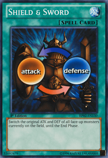 Shield & Sword [BP02-EN130] Mosaic Rare - Josh's Cards
