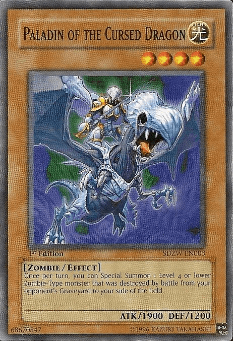 Paladin of the Cursed Dragon [SDZW-EN003] Common - Josh's Cards