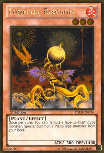 Lonefire Blossom [PGLD-EN034] Gold Rare - Josh's Cards