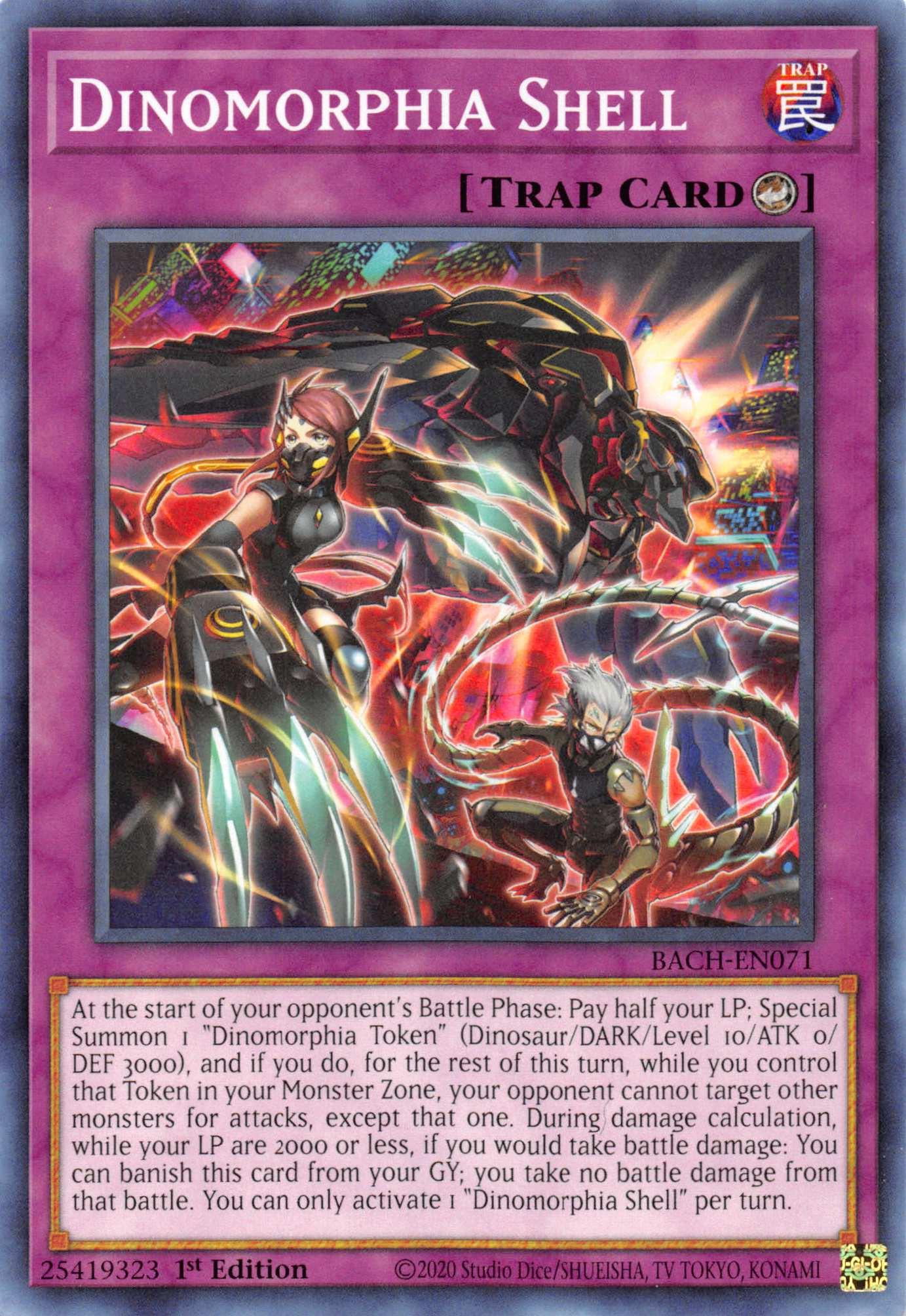 Dinomorphia Shell [BACH-EN071] Common - Josh's Cards