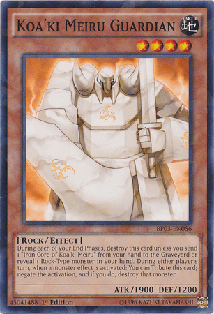 Koa'ki Meiru Guardian [BP03-EN056] Shatterfoil Rare - Josh's Cards