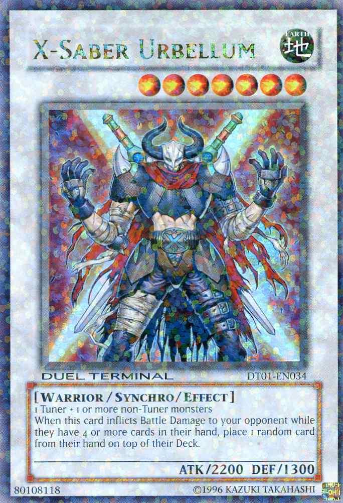 X-Saber Urbellum [DT01-EN034] Ultra Rare - Josh's Cards
