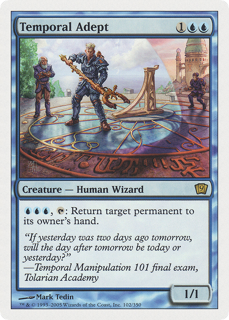 Temporal Adept [Ninth Edition] Foil