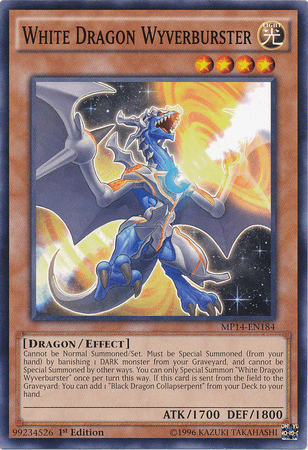 White Dragon Wyverburster [MP14-EN184] Common - Josh's Cards