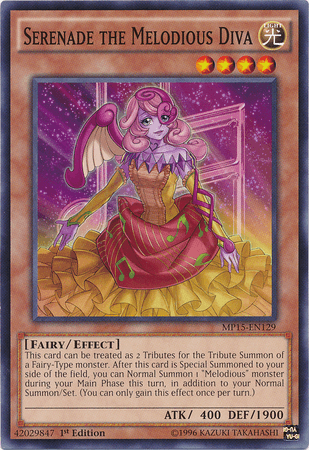Serenade the Melodious Diva [MP15-EN129] Common - Josh's Cards