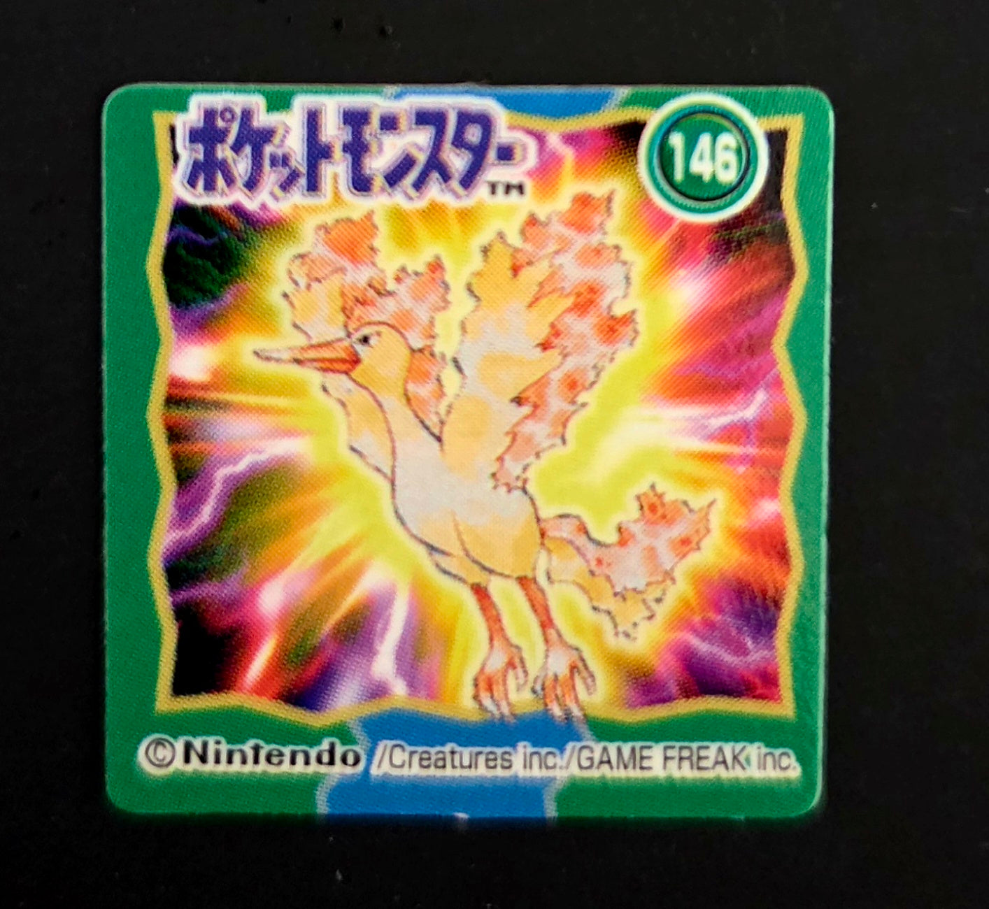 Pokemon Bros Game Boy Mini Card -  Moltres
