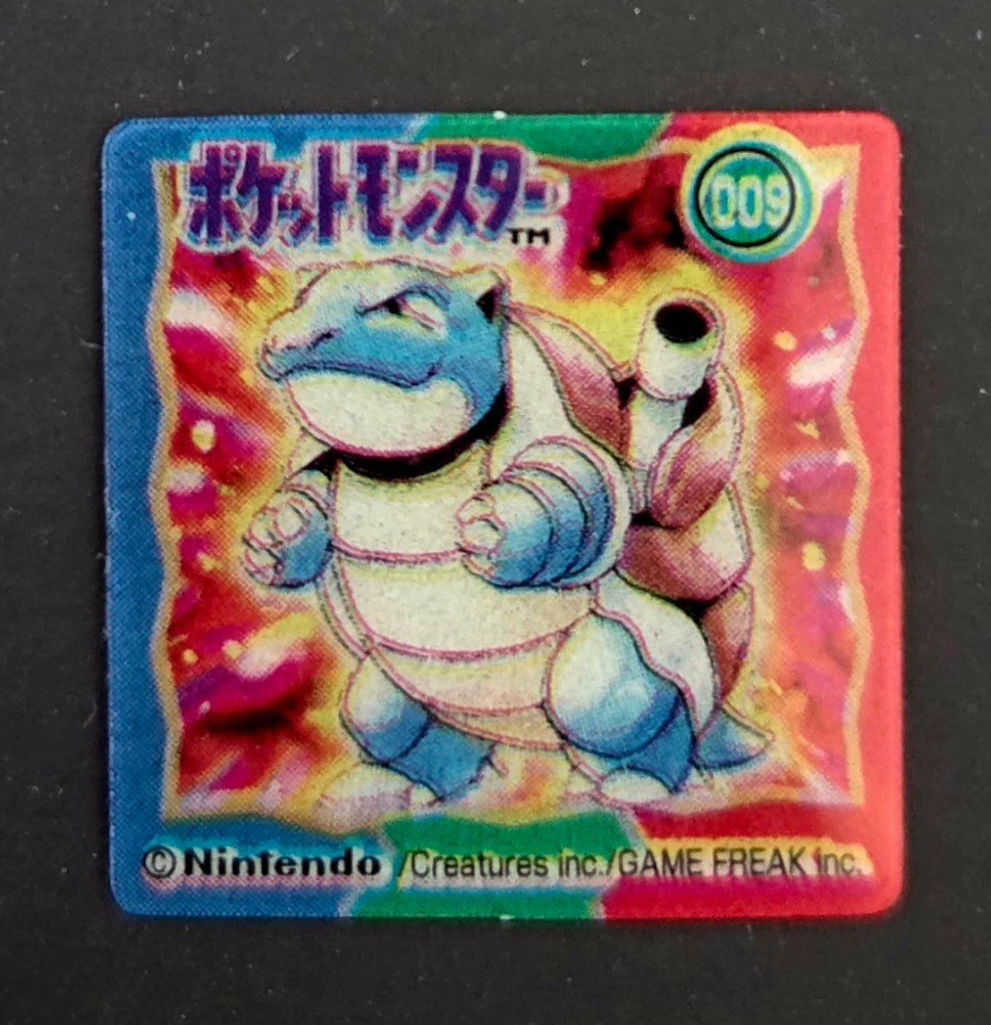 Pokemon Bros Game Boy Mini Card -  Blastoise Clear