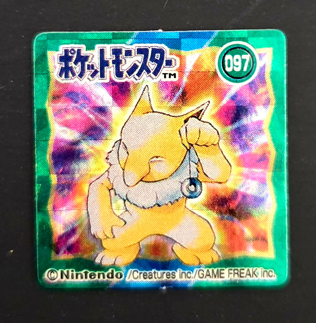 Pokemon Bros Game Boy Mini Card - Hypno Prism Holo