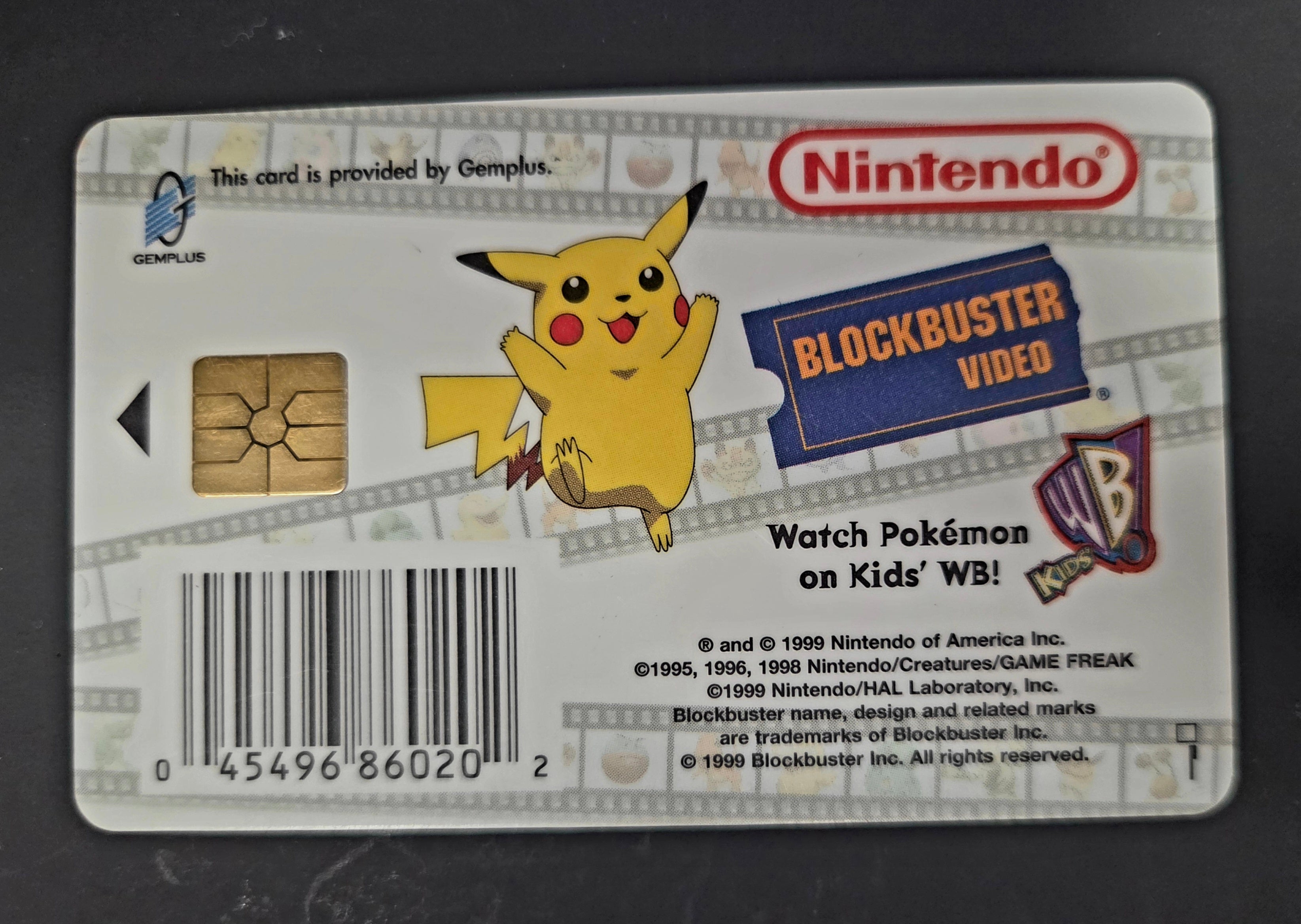 Pokemon Snap 1999 Blockbuster Video Smart Card - Charmander