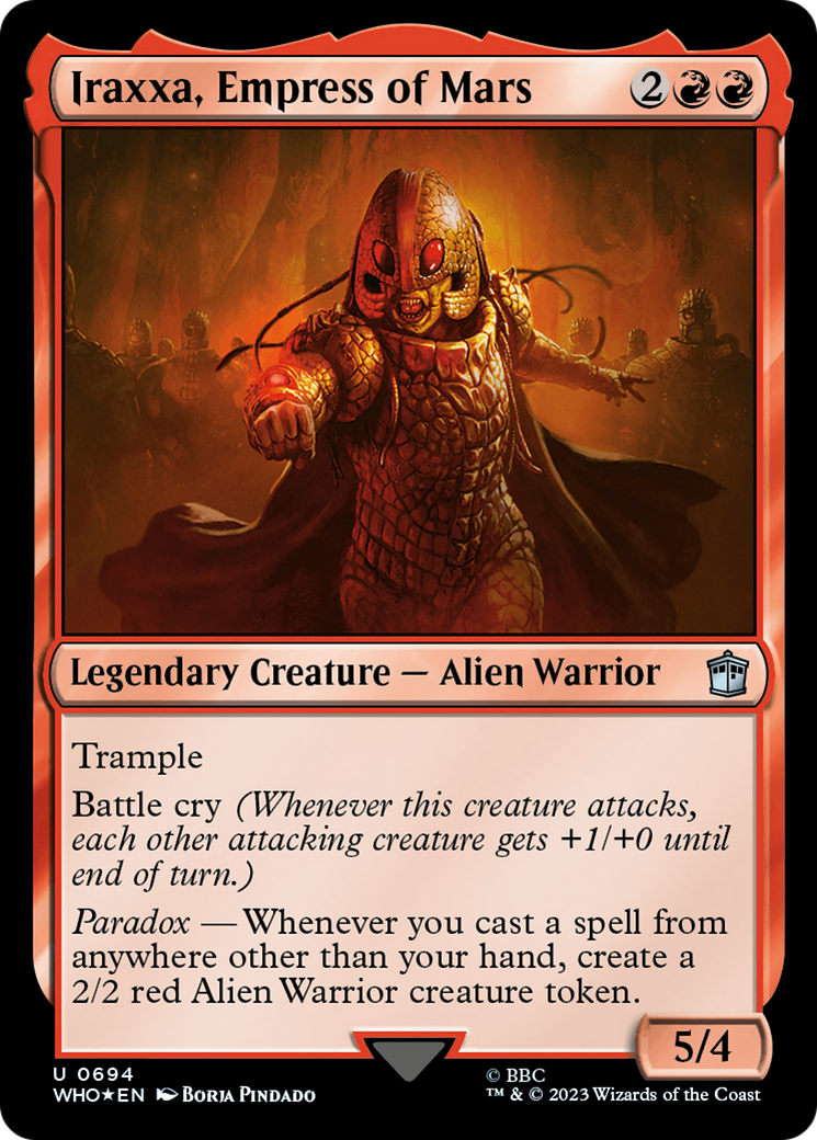 Iraxxa, Empress of Mars (WHO-694) - Doctor Who Foil