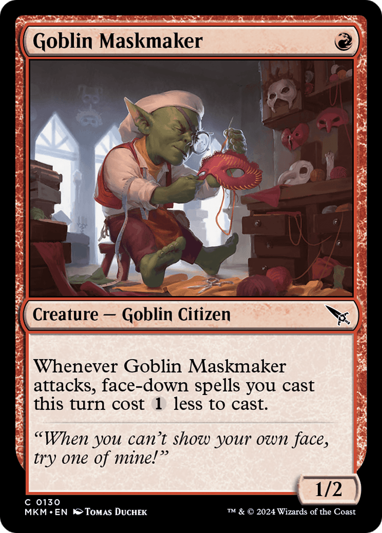 Goblin Maskmaker [Murders at Karlov Manor] - Josh's Cards