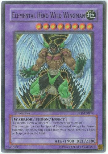 Elemental Hero Wild Wingman [EOJ-EN035] Super Rare - Josh's Cards
