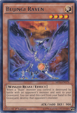Bujingi Raven [MP14-EN179] Rare - Josh's Cards