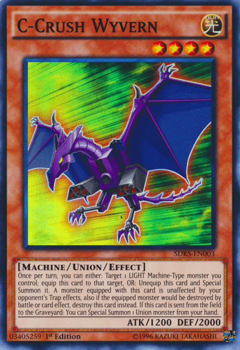 C-Crush Wyvern [SDKS-EN003] Super Rare - Josh's Cards