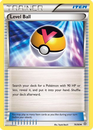 Level Ball 076/98 - XY  Ancient Origins