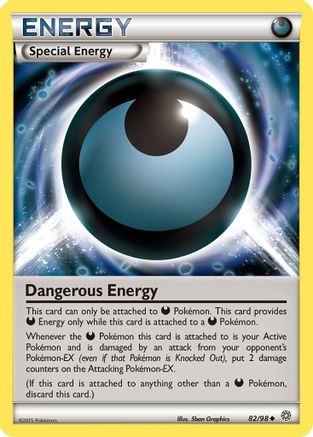 Dangerous Energy 082/98 - XY  Ancient Origins Reverse Holofoil