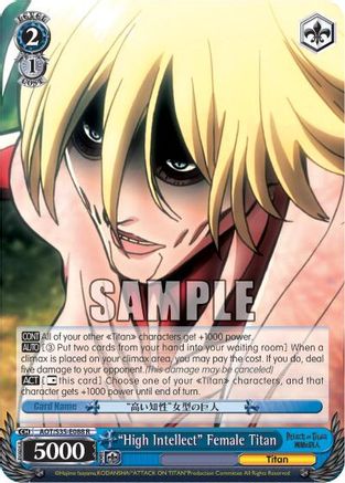 "High Intellect" Female Titan (AOT/S35-E088 R) - Attack on Titan