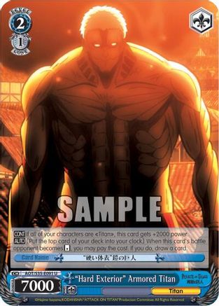 "Hard Exterior" Armored Titan (AOT/S35-E091 U) - Attack on Titan