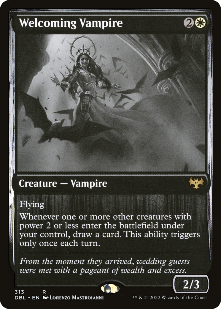 Welcoming Vampire (DBL-313) - Innistrad: Double Feature Foil