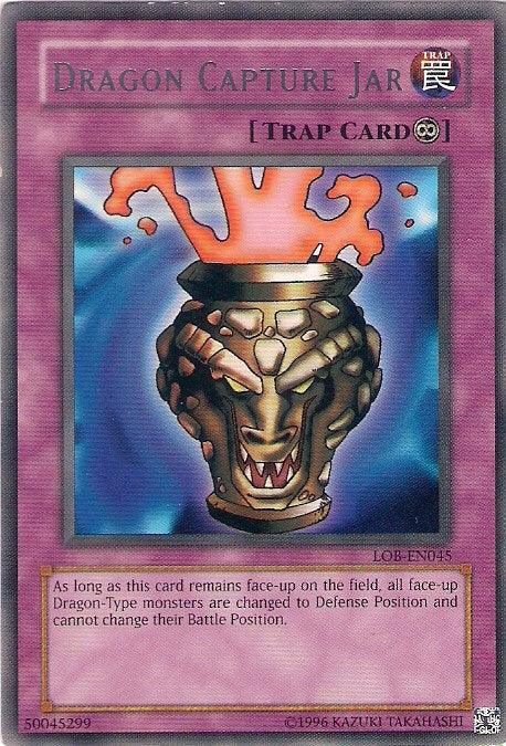 Dragon Capture Jar [LOB-EN045] Rare - Josh's Cards
