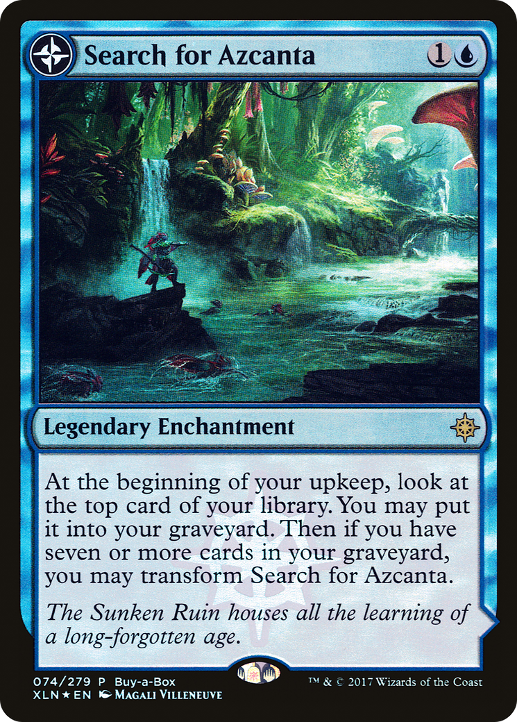 Search for Azcanta // Azcanta, the Sunken Ruin (BABP-074) - XLN Treasure Chest: (compasslanddfc) Foil