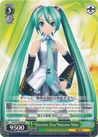"Electron Diva"Hatsune Miku (PD/S22-E026 RR) - Hatsune Miku -Project DIVA- f