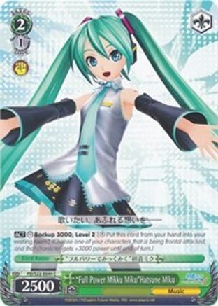 "Full Power Mikku Miku"Hatsune Miku (PD/S22-E044 C) - Hatsune Miku -Project DIVA- f