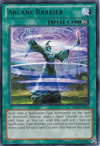 Arcane Barrier (Blue) [DL14-EN014] Rare - Josh's Cards