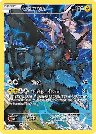 Zekrom (Full Art Promo) [XY76] (XY Black Star Promos) Holofoil