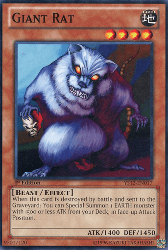 Giant Rat [YS12-EN017] Common - Josh's Cards