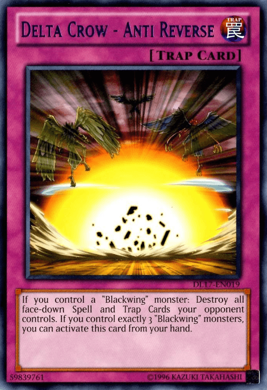 Delta Crow - Anti Reverse (Purple) [DL17-EN019] Rare - Josh's Cards
