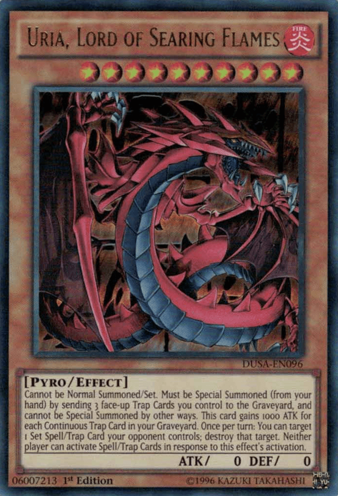 Uria, Lord of Searing Flames [DUSA-EN096] Ultra Rare - Josh's Cards