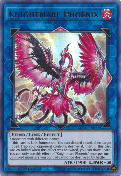 Knightmare Phoenix [MP19-EN027] Ultra Rare - Josh's Cards
