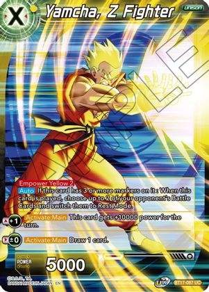 Yamcha, Z Fighter (BT17-087) [Ultimate Squad] Parallel Foil