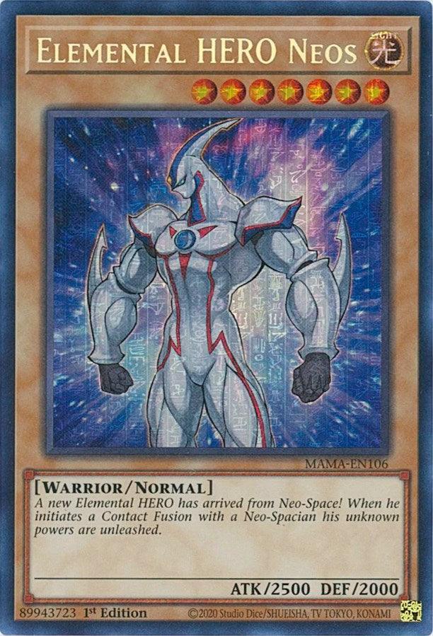Elemental HERO Neos [MAMA-EN106] Secret Pharaoh's Rare - Josh's Cards