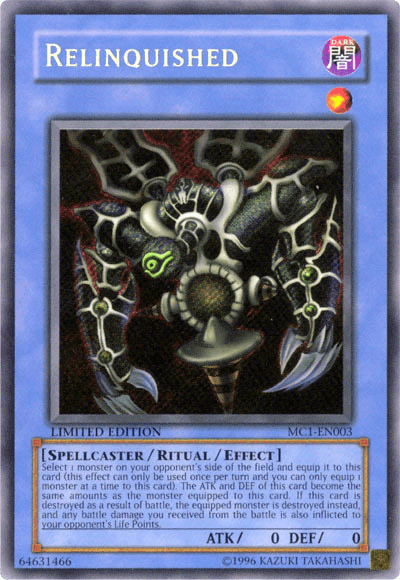 Relinquished [MC1-EN003] Secret Rare - Josh's Cards